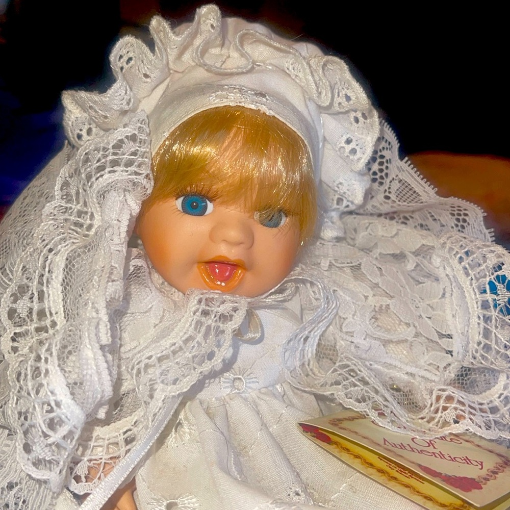 Collectors choice baby doll in a stroller